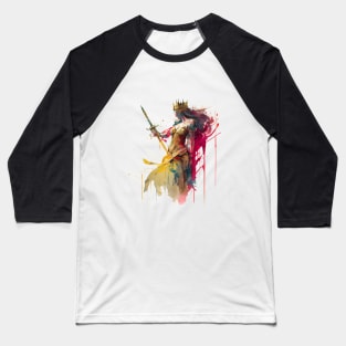 THE JUSTICE - Tarot Series Baseball T-Shirt